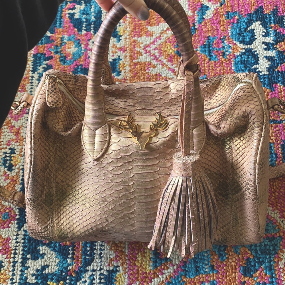 Taxidermy Python Designer Bag